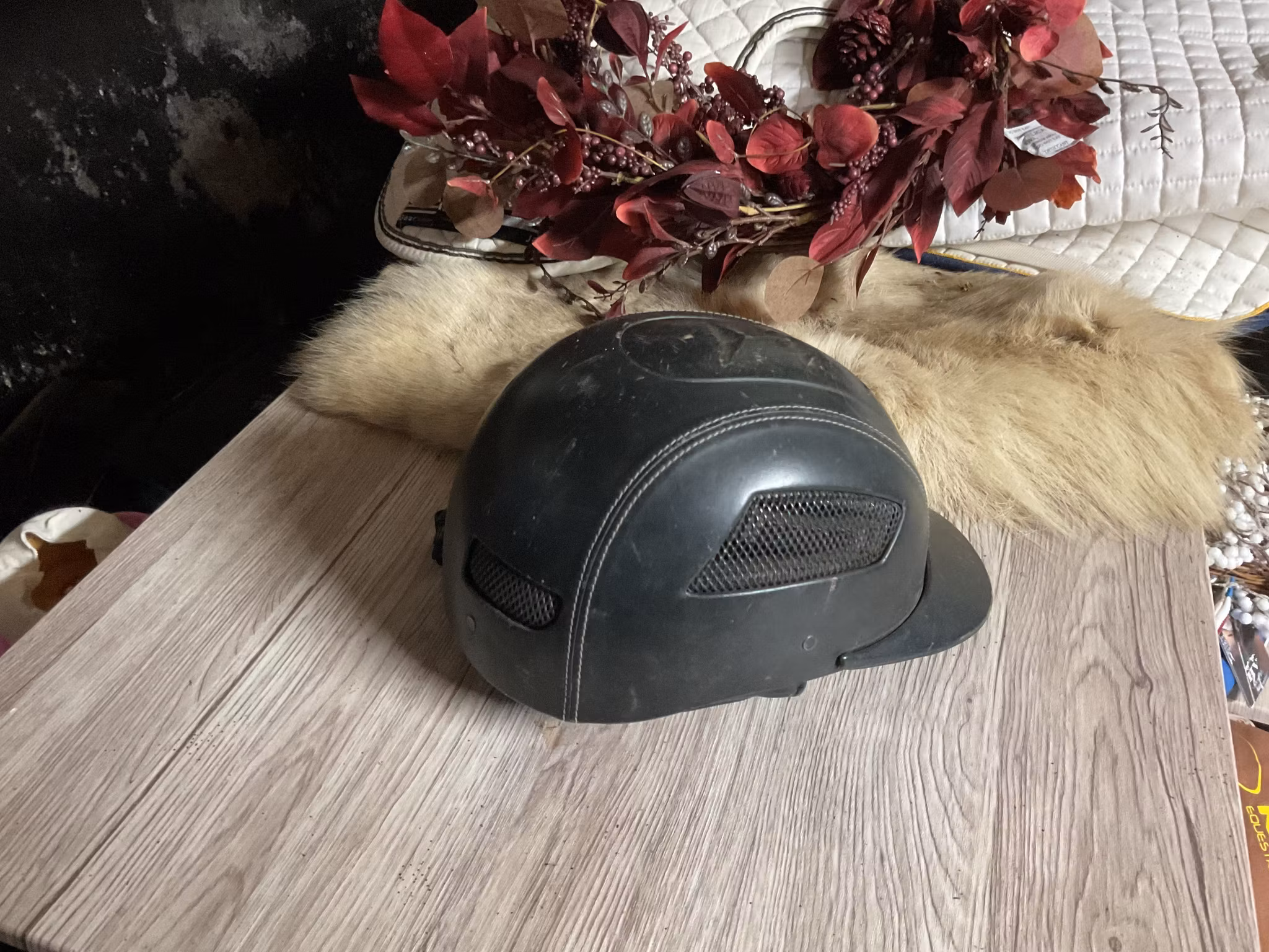 HV polo,ridhjälm,svart,stl 53