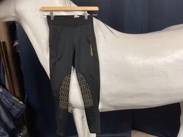 Copperfield ridtights,svarta,halfgrip,stl 140