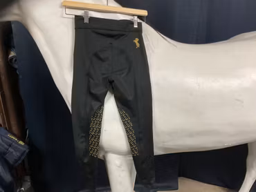 Copperfield ridtights,svarta,halfgrip,stl 140