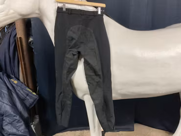 Pikeur ridbyxor,svarta,helskodda,stl 76