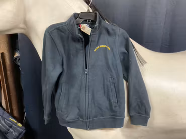 Kofta,blå,stl 130/140