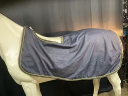 Skrittäcke,135 cm, blått,fodrat