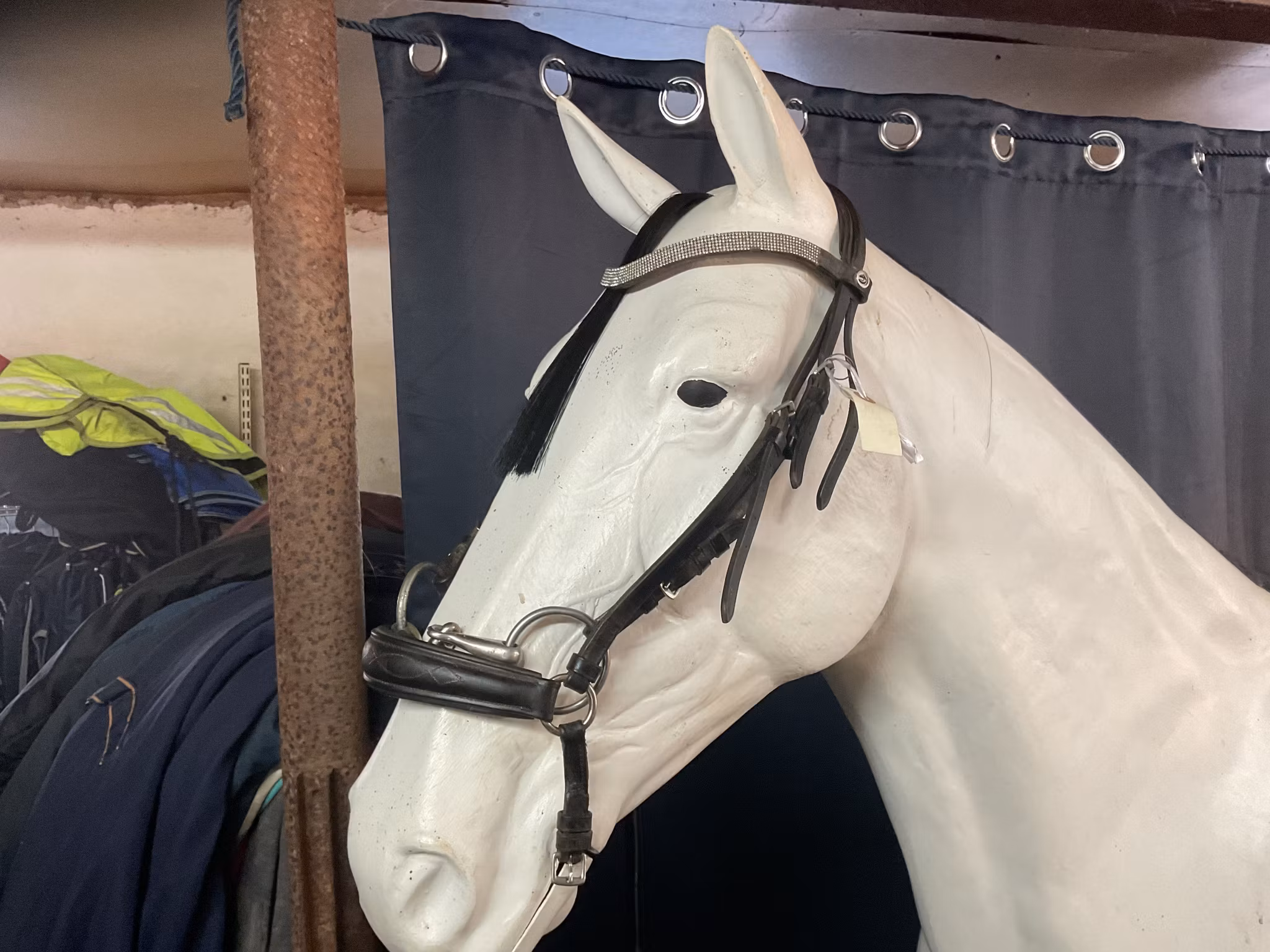 Fairfield träns,ej tyglar,svart inkl tredelat bett, 11,5 cm