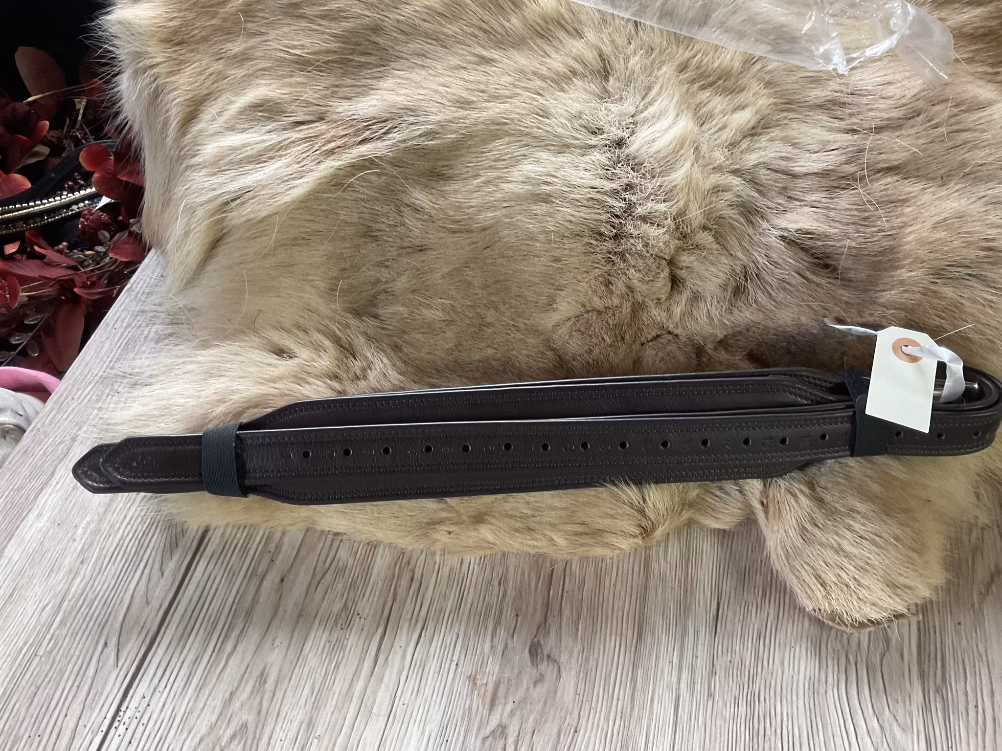 Eqviptus stigläder,mörkbruna,135 cm,nya