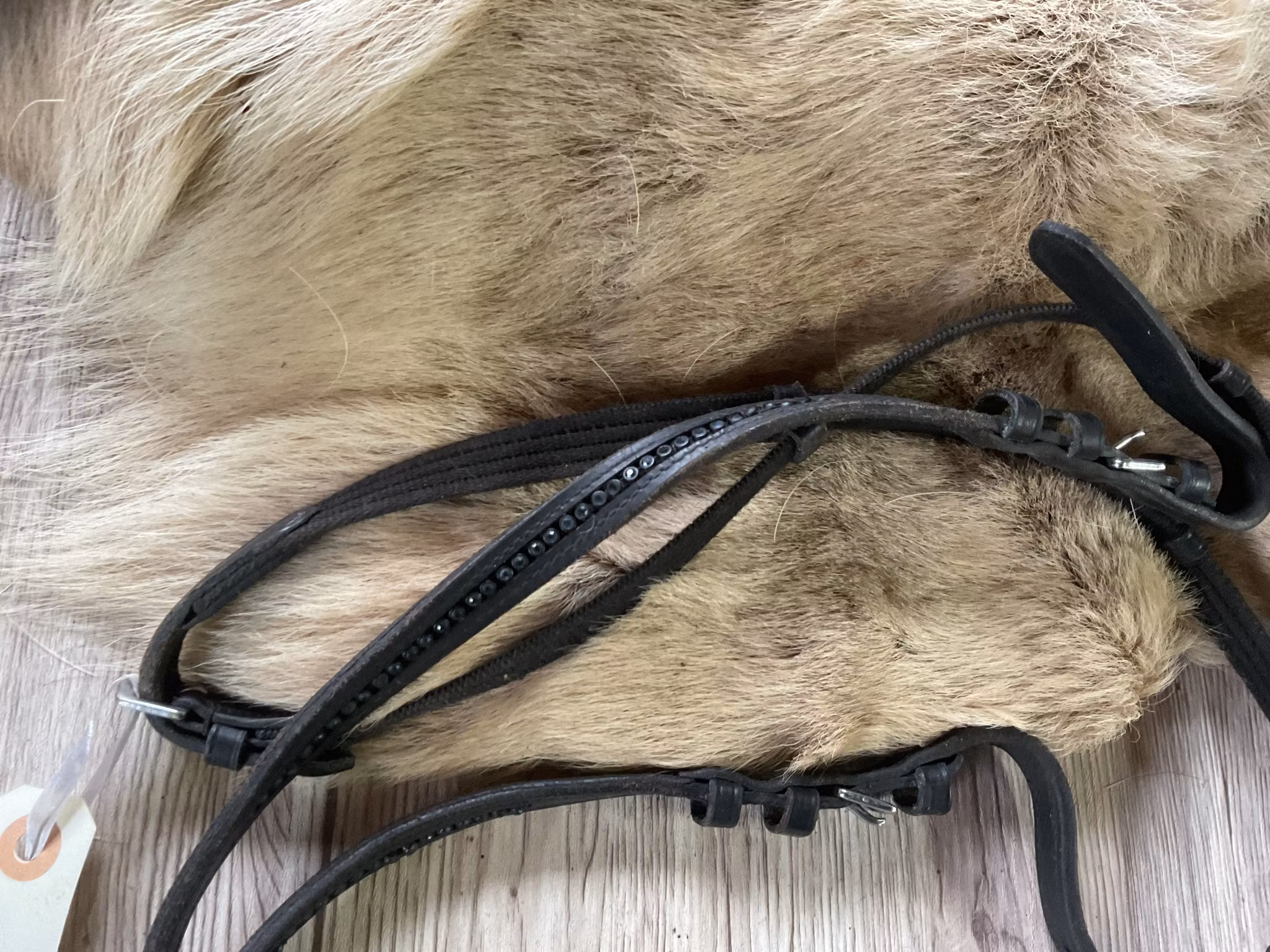 Tyglar,svarta,f,med bling