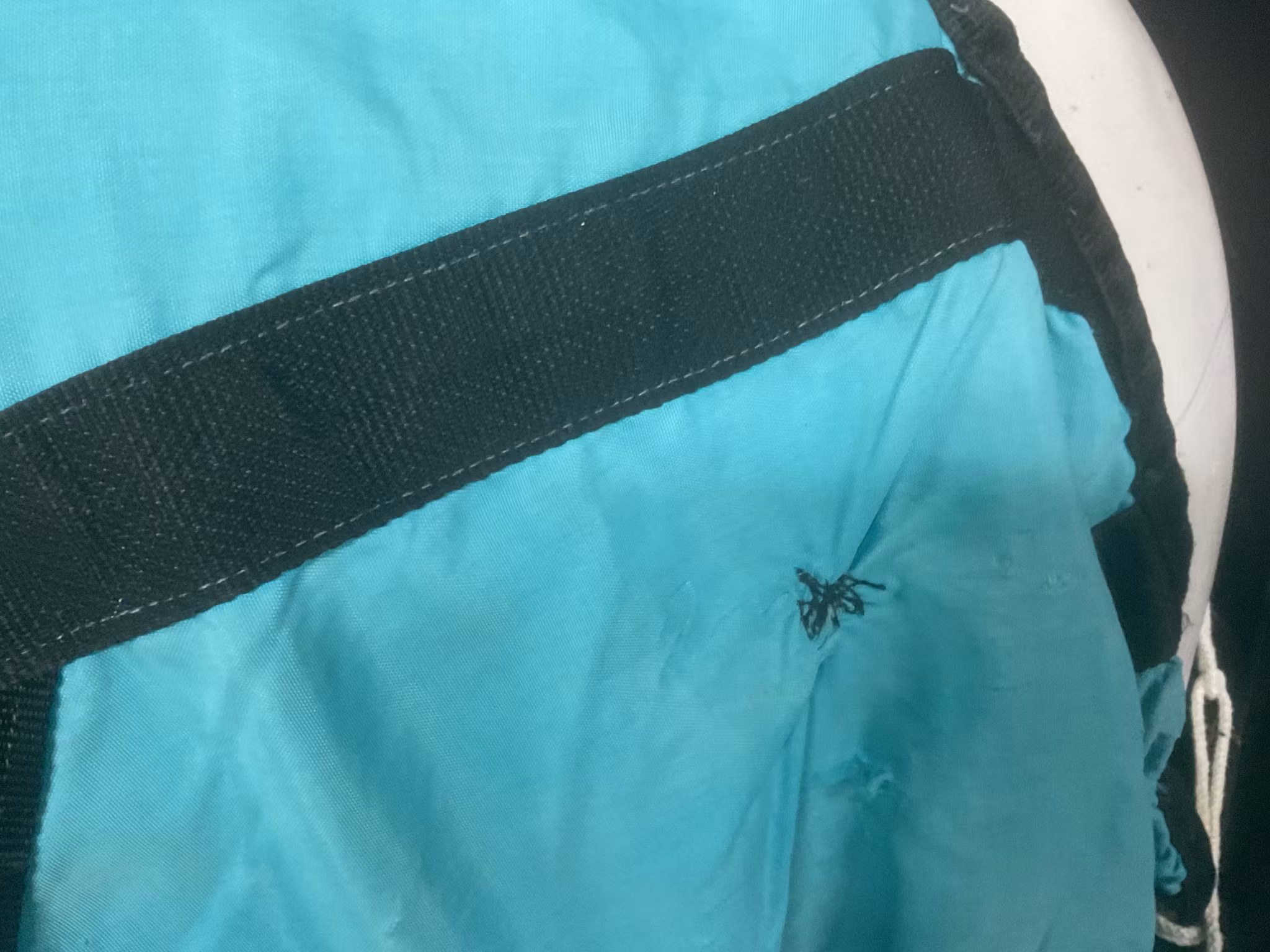 Antisvett täcke,blått,lagat,125 cm