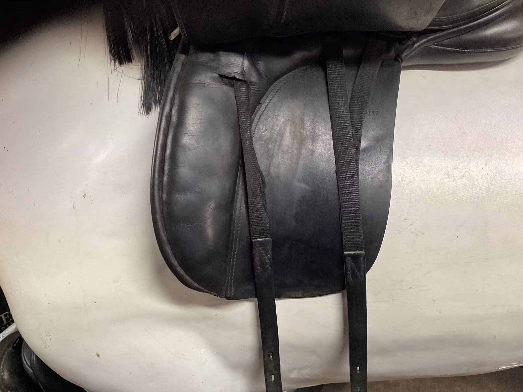 Santa cruz sadel,dressyr,svart,17”,MW