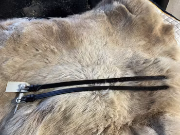 Eqviptus sporremmar,mörkbruna,nya