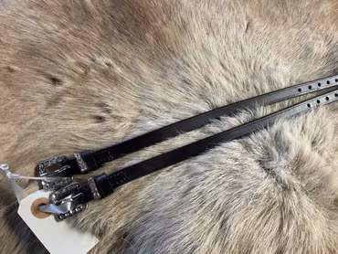 Eqviptus sporremmar,mörkbruna med bling,nya