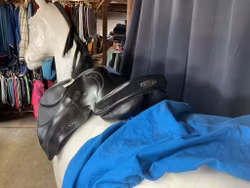 Stubben artus extra sadel,svart,17”,XW,fint skick