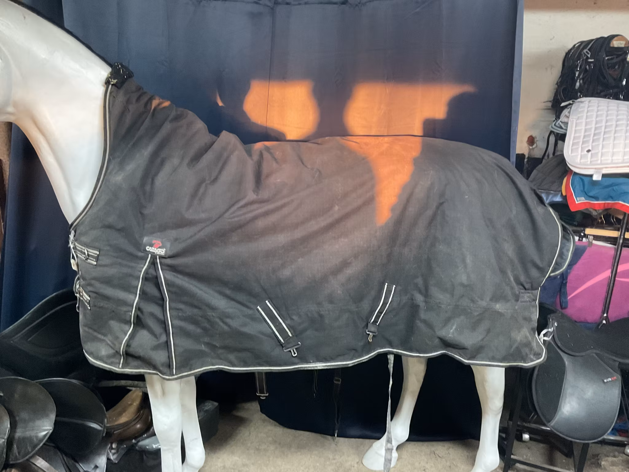 Catago täcke,halvhals,125 cm,300 gr,otvättat