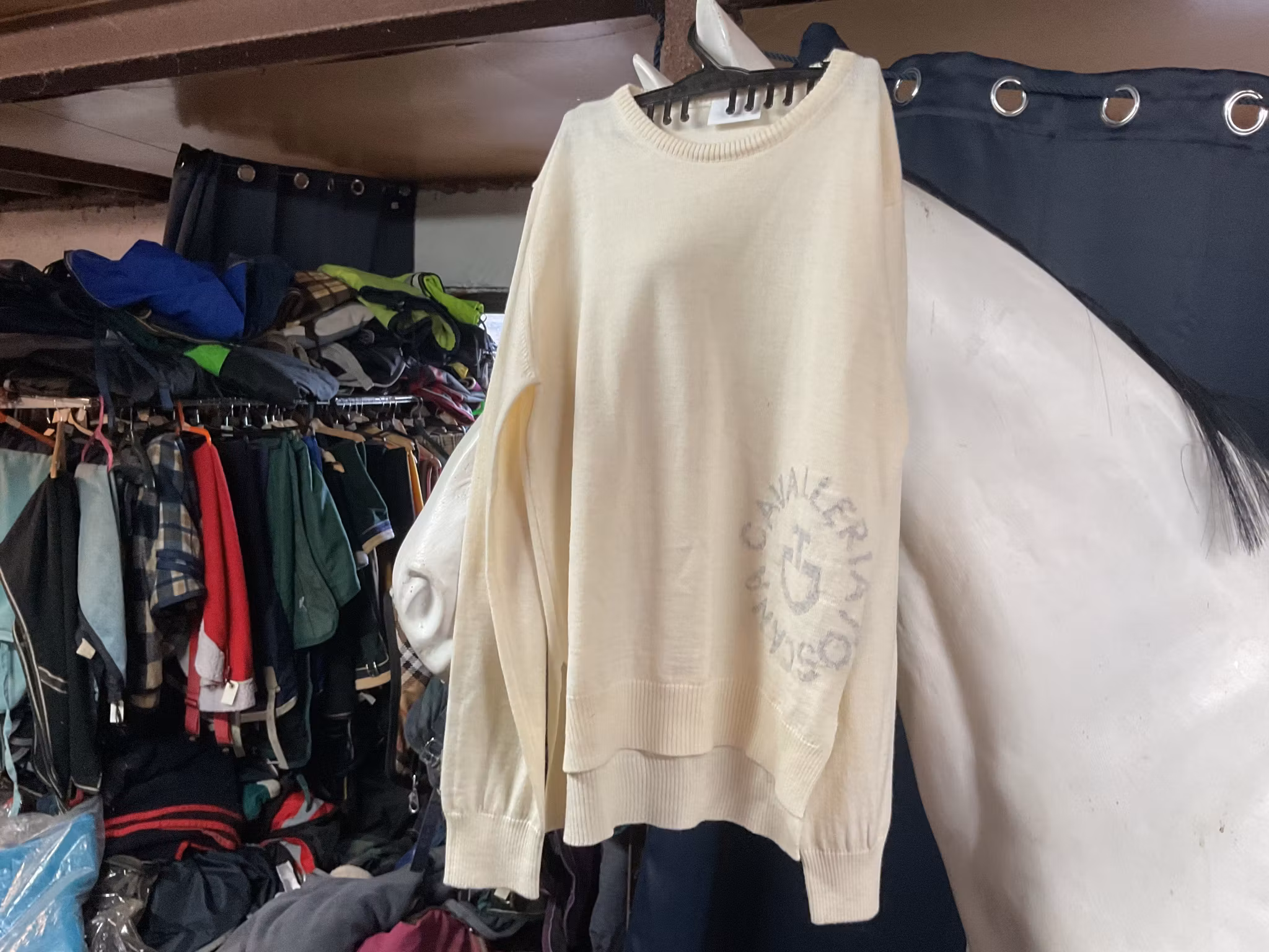 Cavalleria toscana,tröja,vit,s