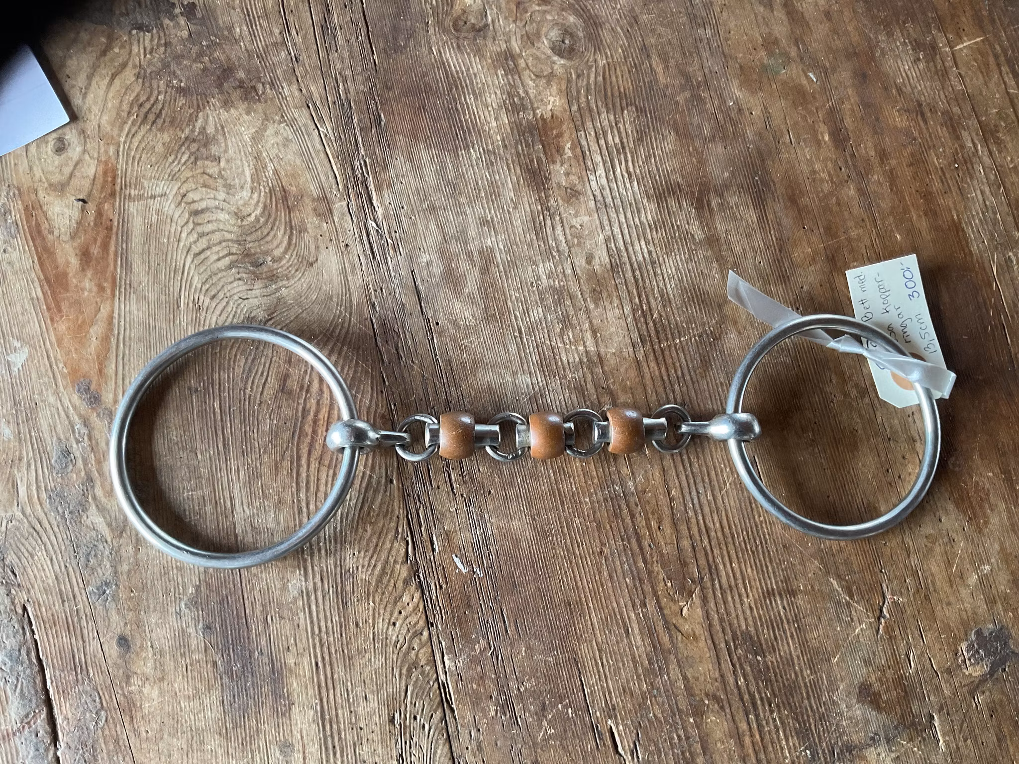 Bett med lösa kopparringar, 13,5 cm