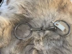 Sprenger tvådelat bett med stora ringar, 12 cm