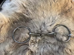 Sprenger tvådelat bett med stora ringar, 12 cm