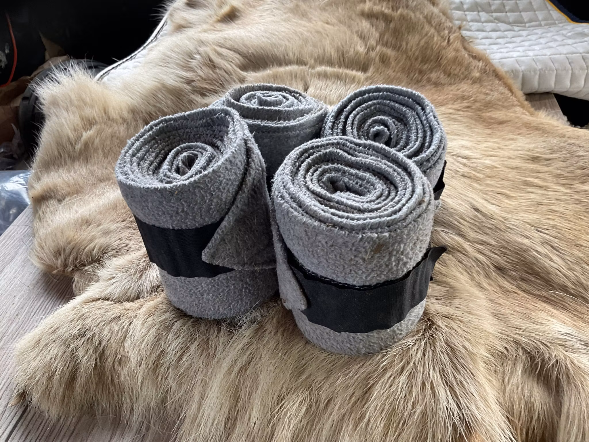 Fyrpack benlindor,gråa