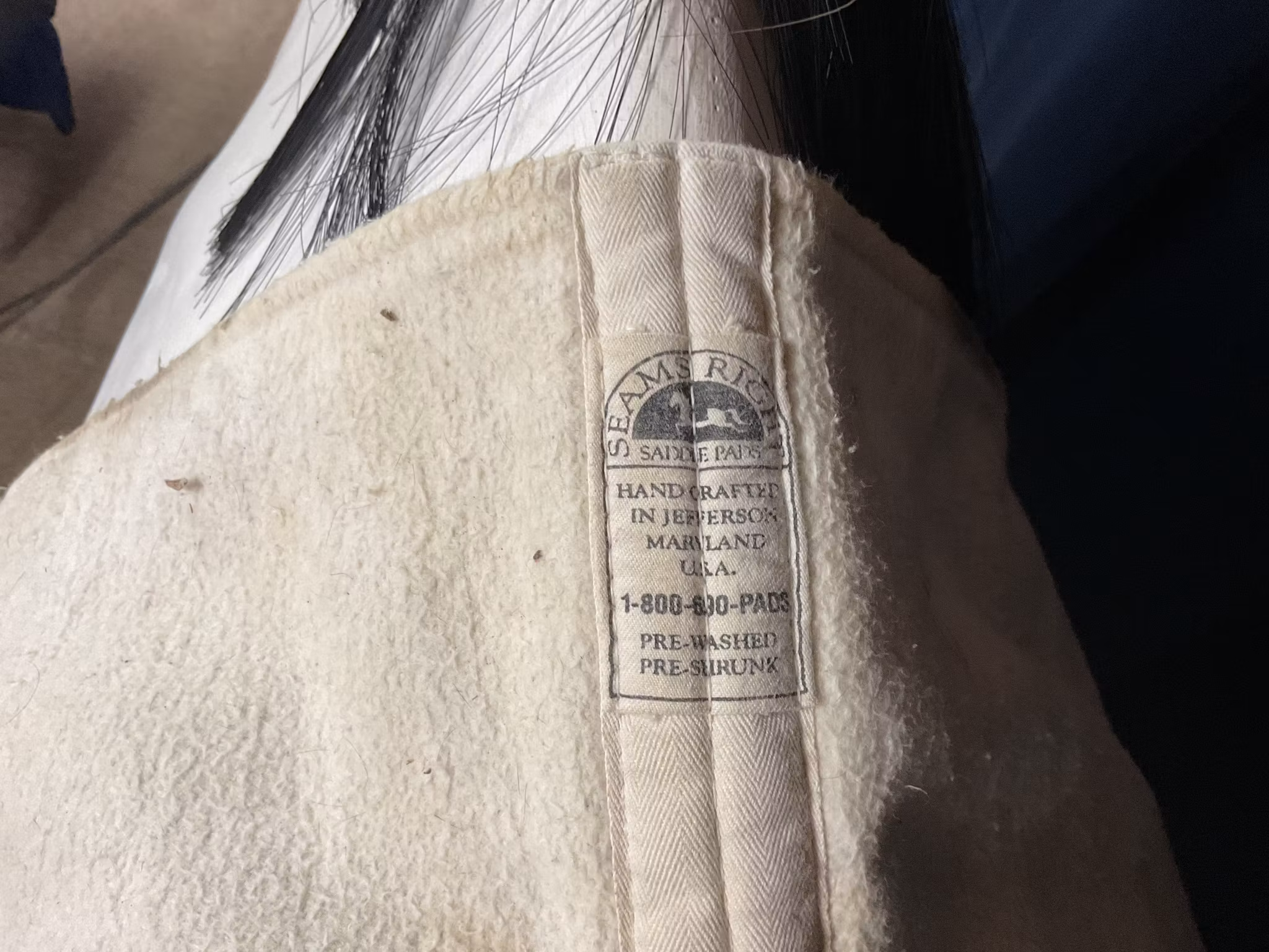 Seams right saddlepad, 40*35