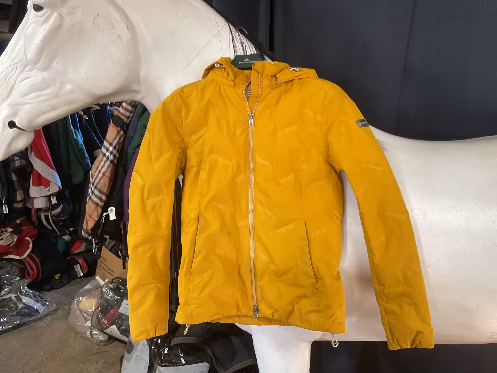 Pikeur yasmin,lätt fodrad jacka,gul,stl 34