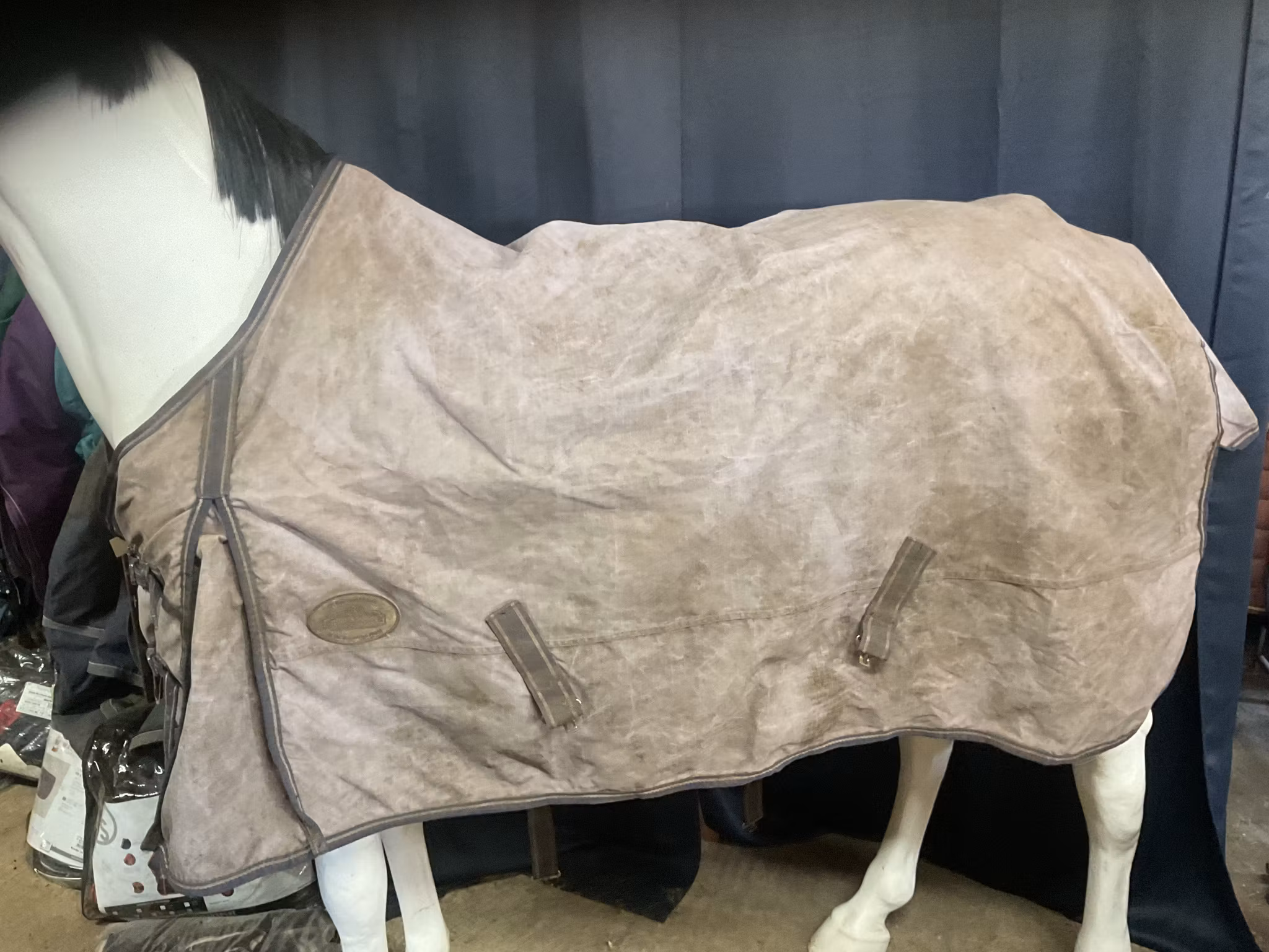 Riding house regntäcke,0 gr,135 cm, otvättat