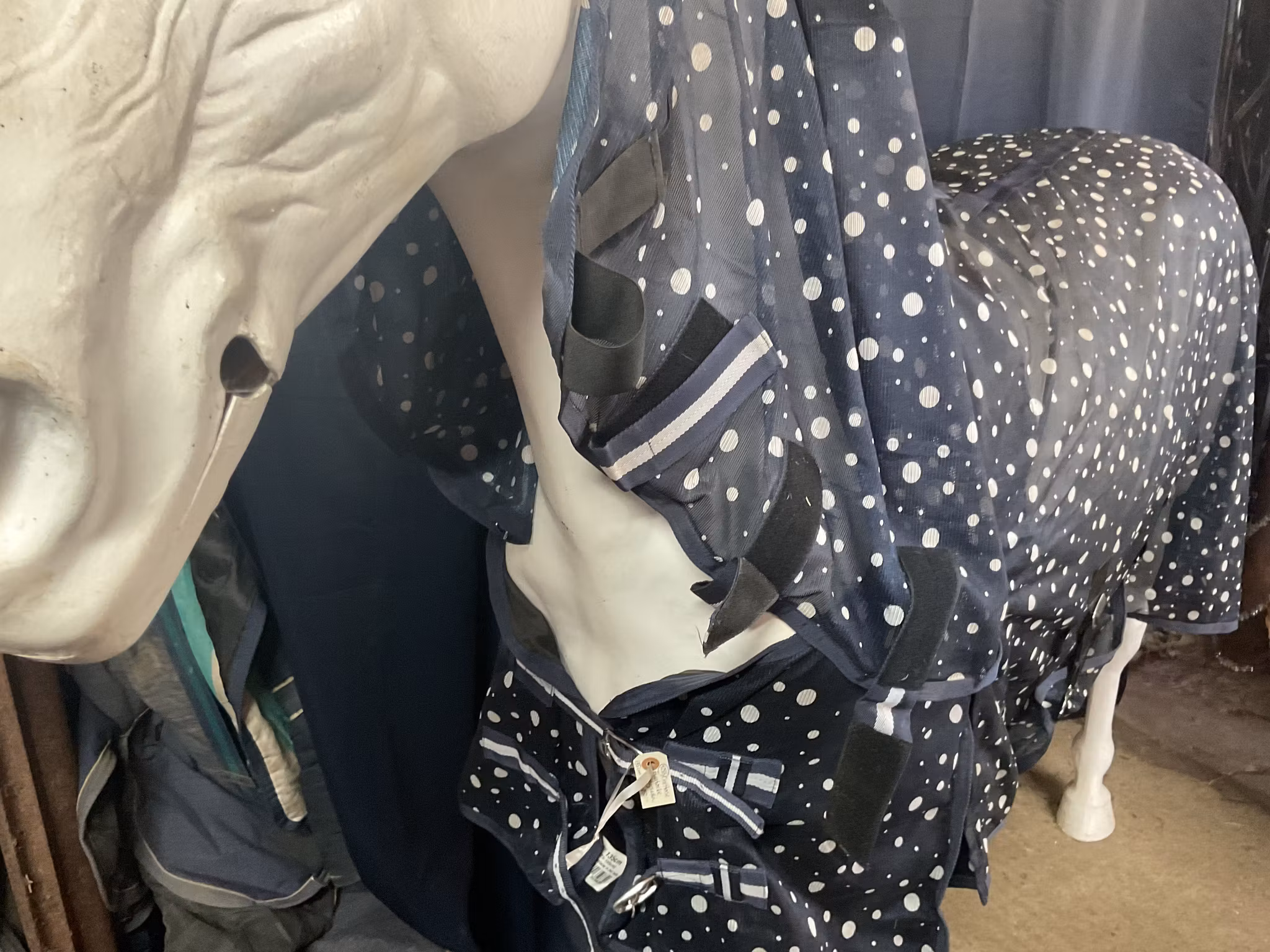 Onehorse flugtäcke, med magplatta,135 cm