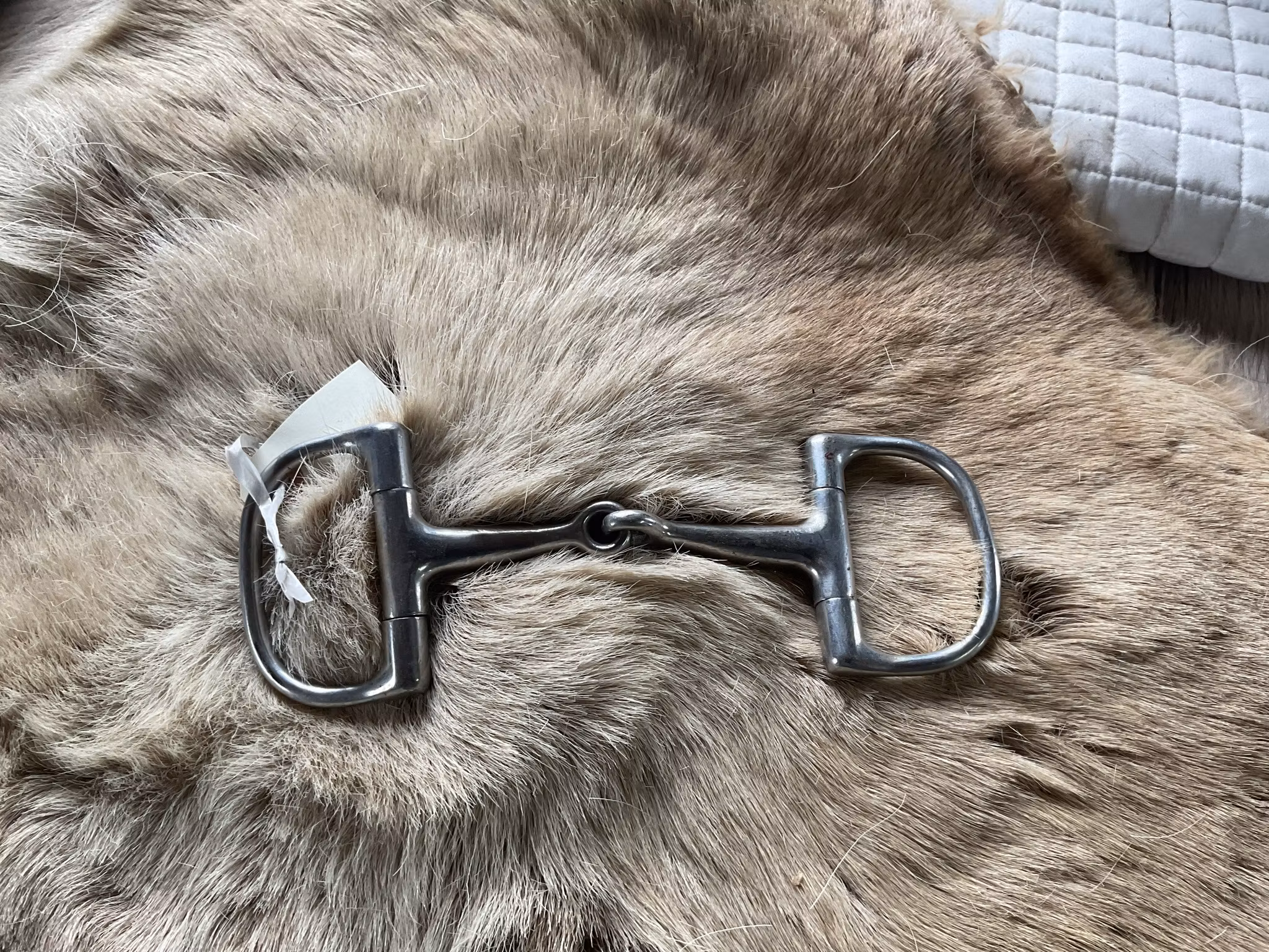Tvådelat d-ringsbett,12 cm