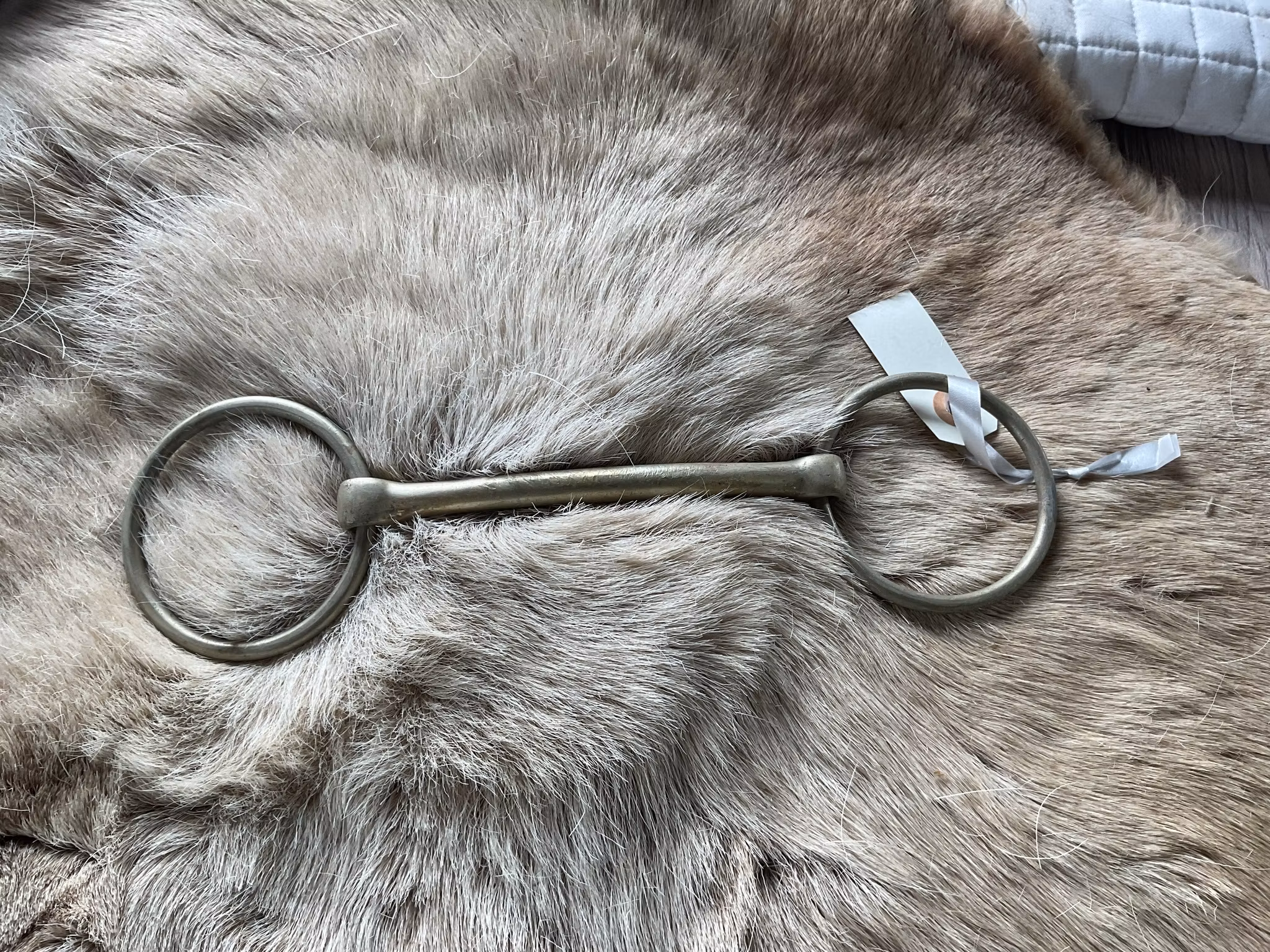 Rakt bett,mässing, 13,5 cm