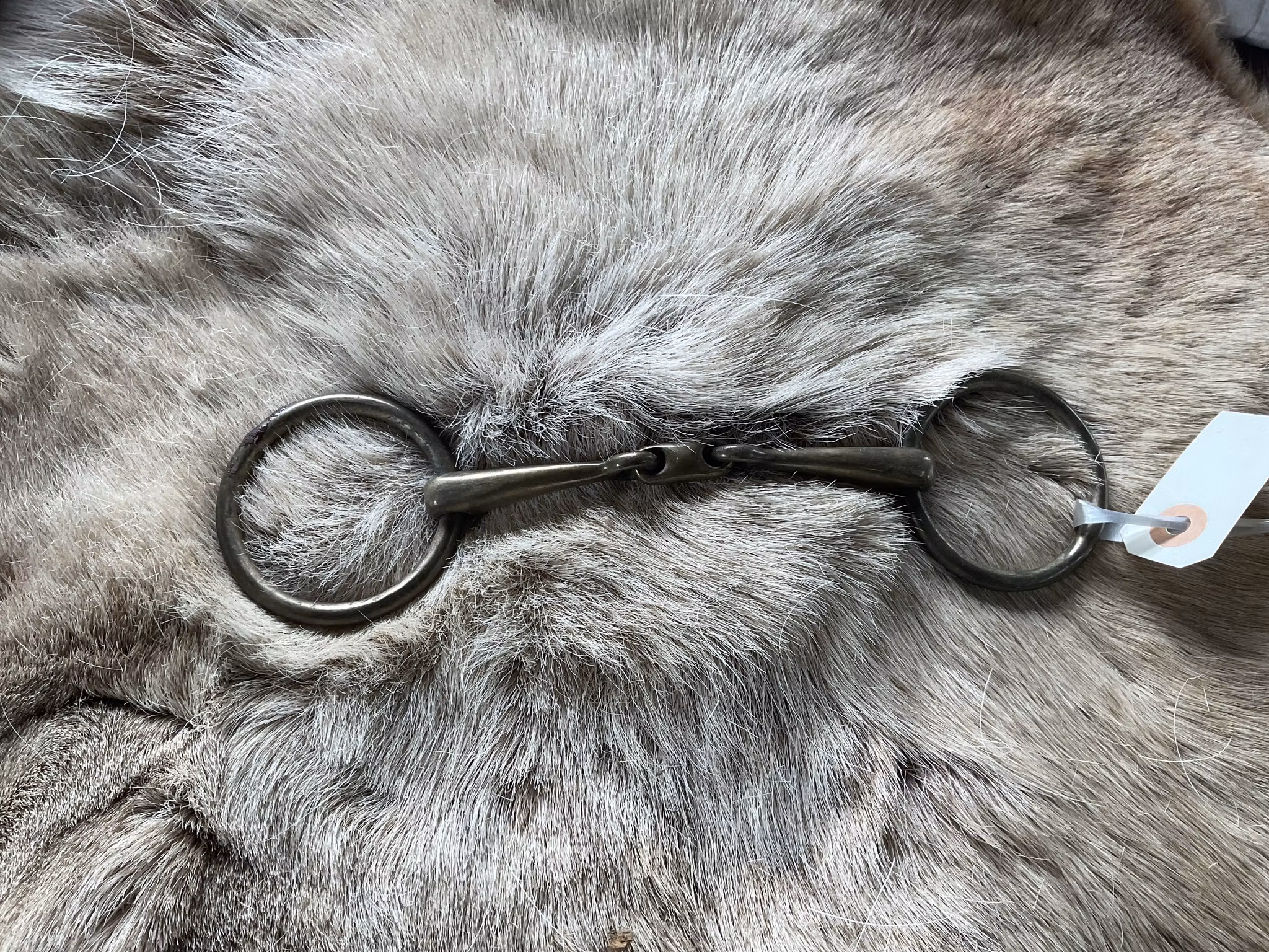 Tredelat bett,mässing, 12,5 cm