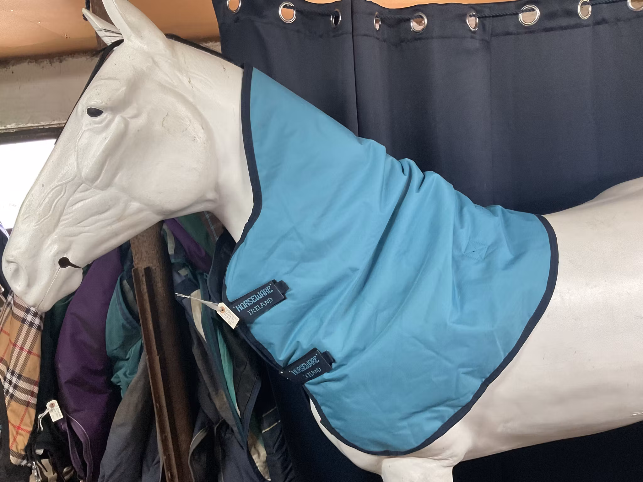 Horseware halstäcke,100 gr,f, blå,nyskick