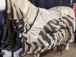 Bucas buzz off raintäcke,155 cm, fast hals