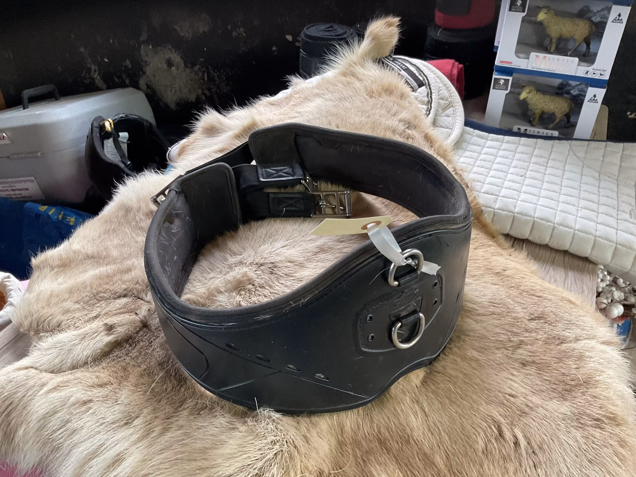Equixpert sadelgjord,svart,130 cm