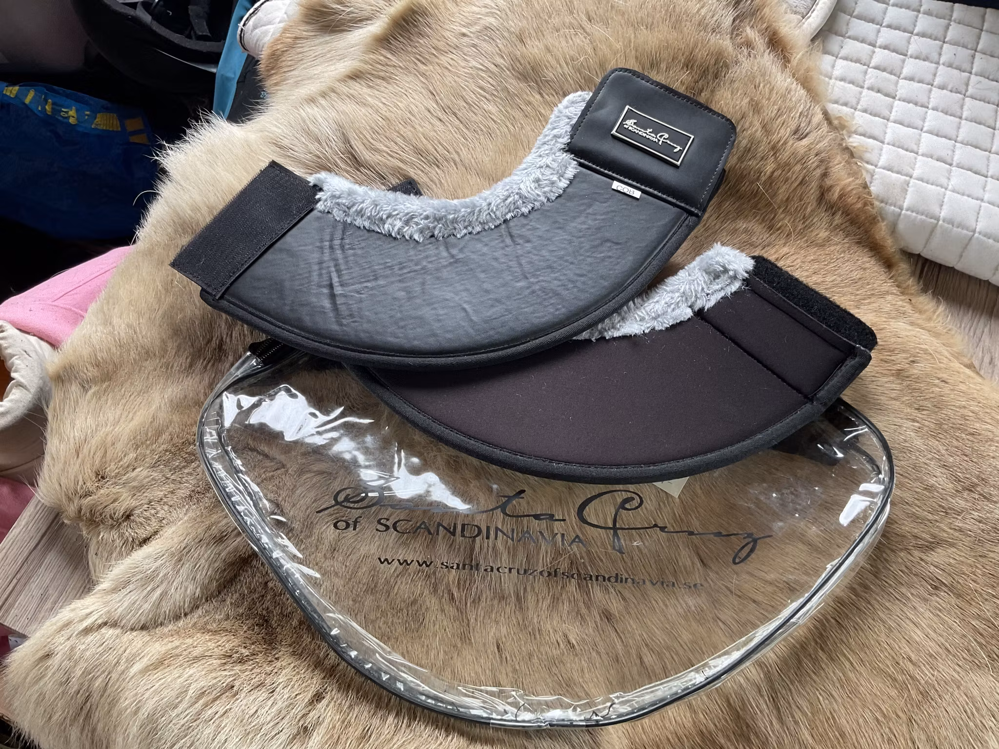 Boots med ludd,2-pack,cob,svarta,nya