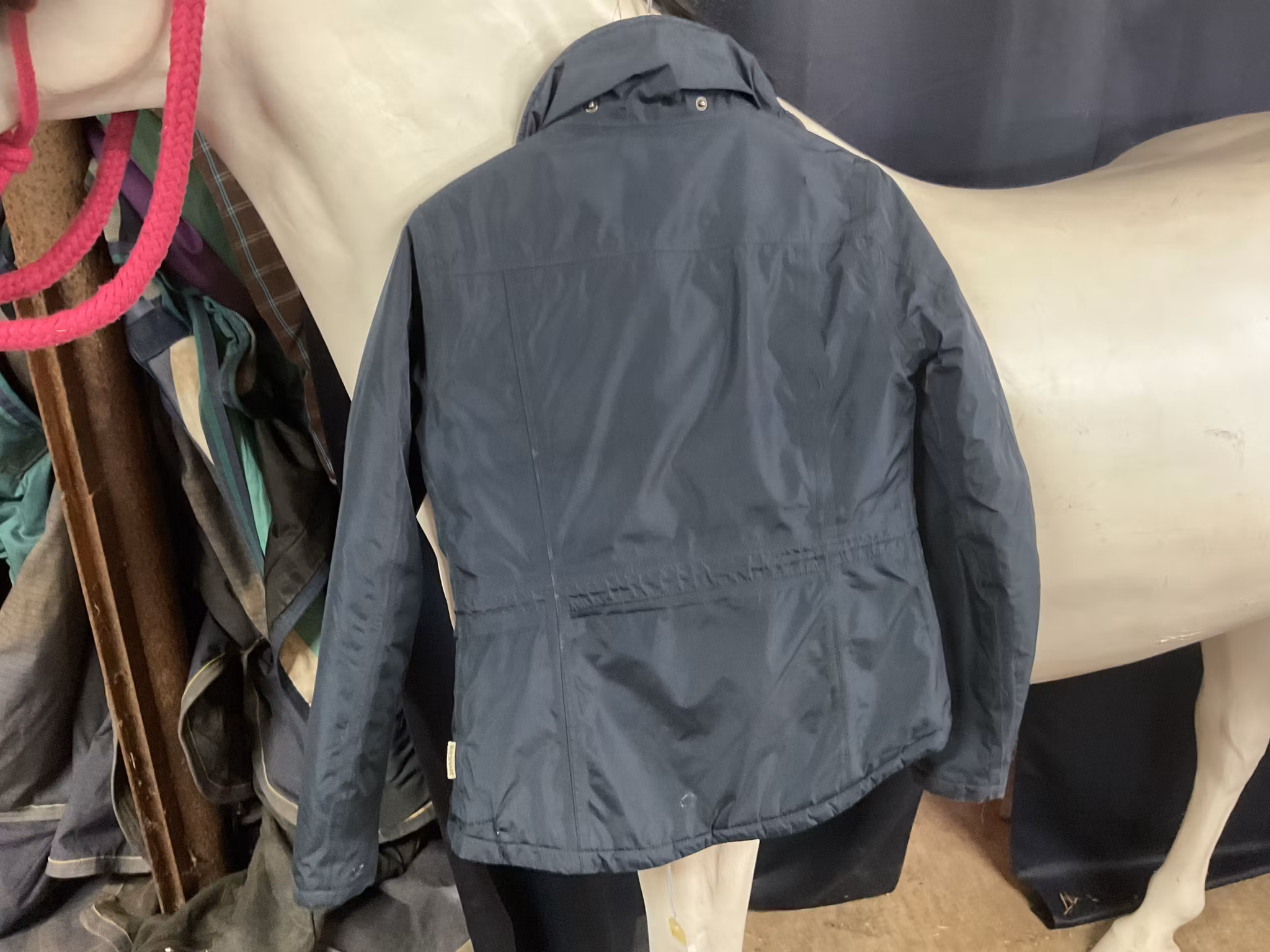 Horseware lätt fodrad jacka,xs,mörkblå