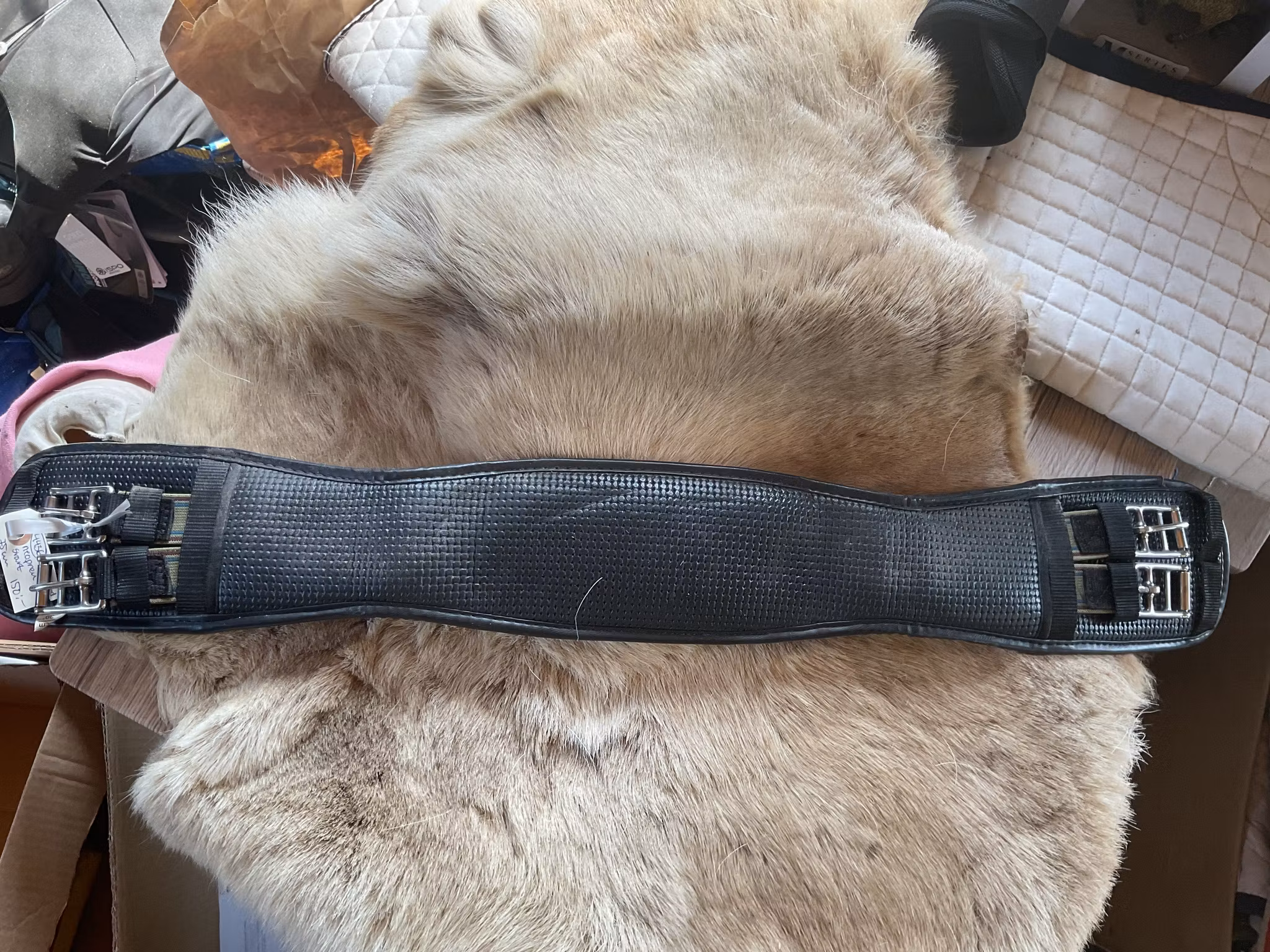 Sadelgjord neopren svart,75 cm