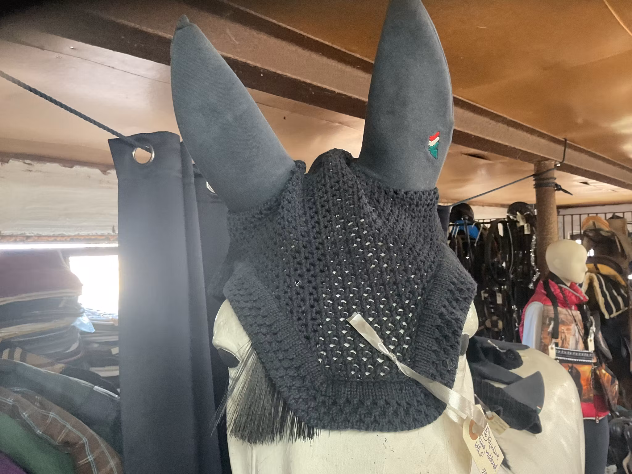 Equiline huva,vadderad,blå,f