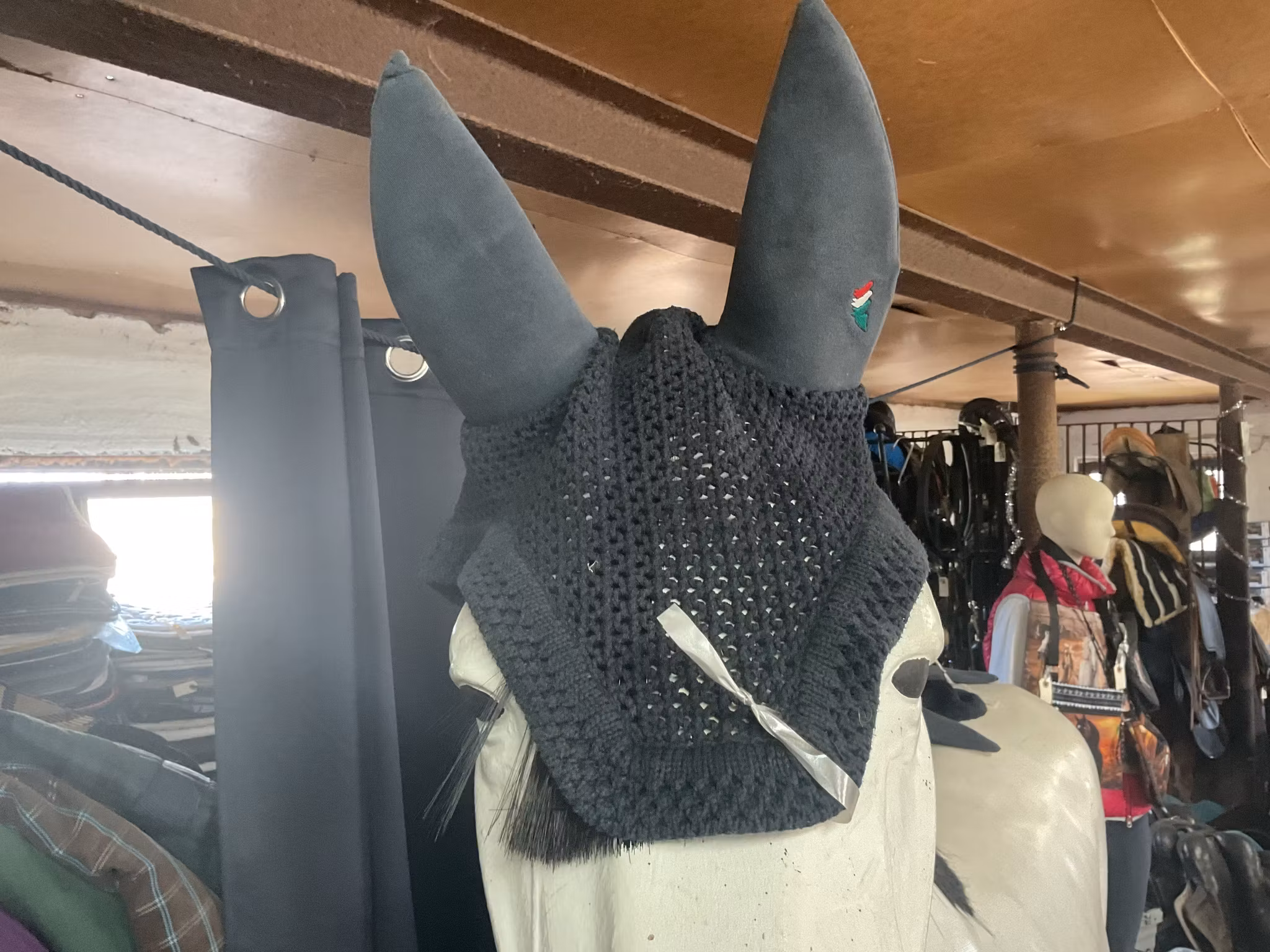Equiline huva,vadderad,blå,f