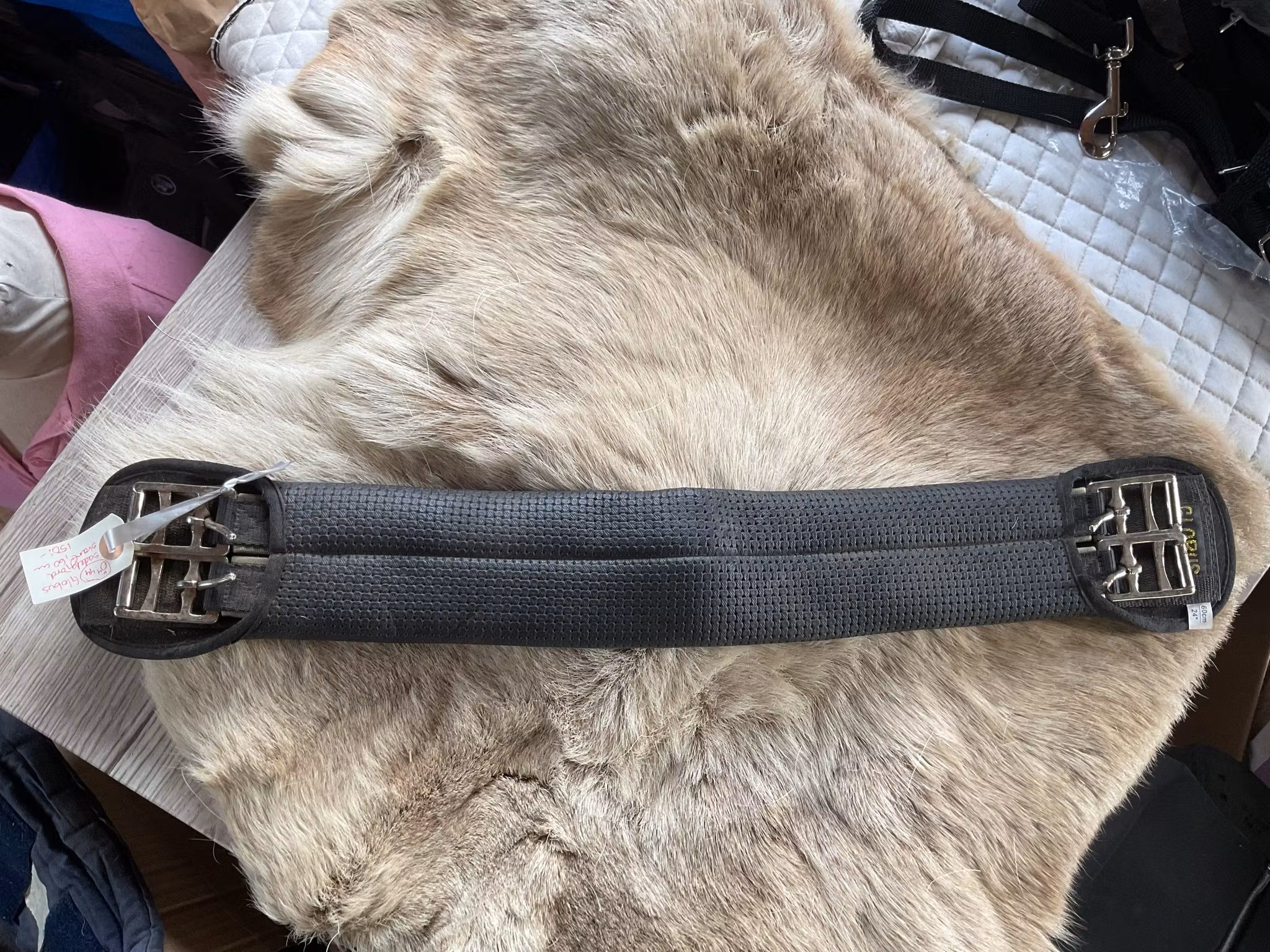 Globus sadelgjord,svart,60 cm