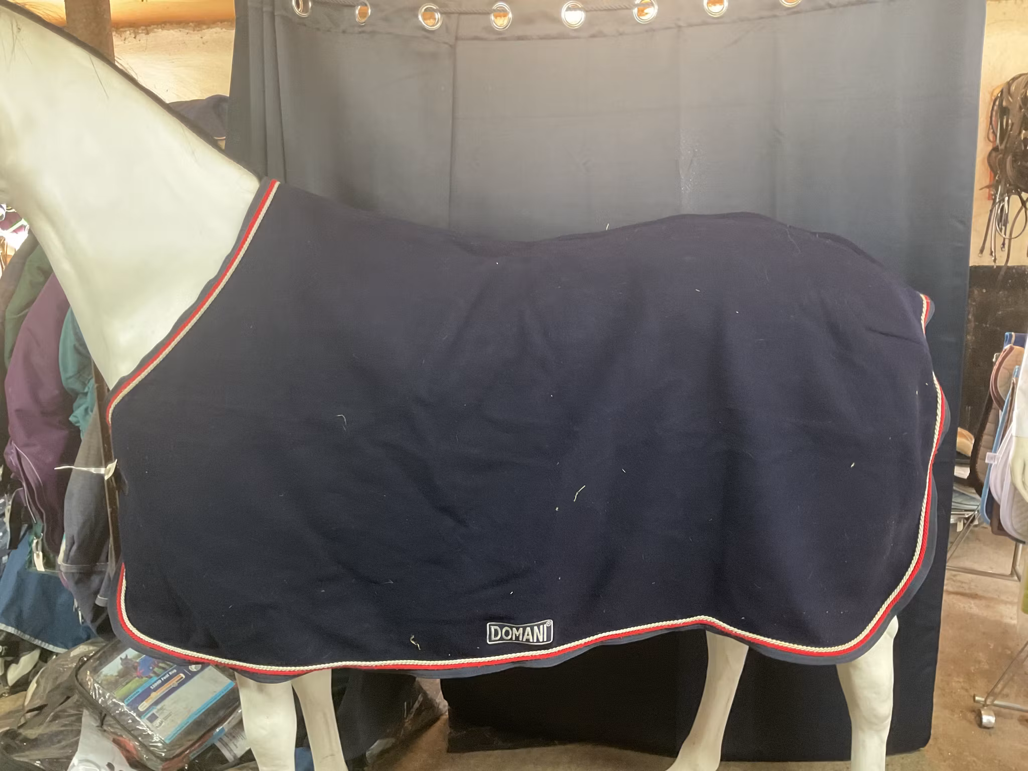 Domani ulltäcke,blå,135 cm
