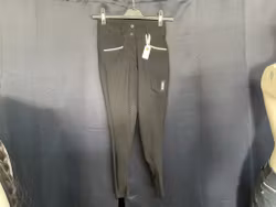 Boss equestrian ridbyxor,svarta,halfgrip, xxs,nya