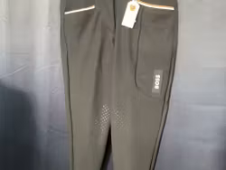 Boss equestrian ridbyxor,svarta,halfgrip, xxs,nya