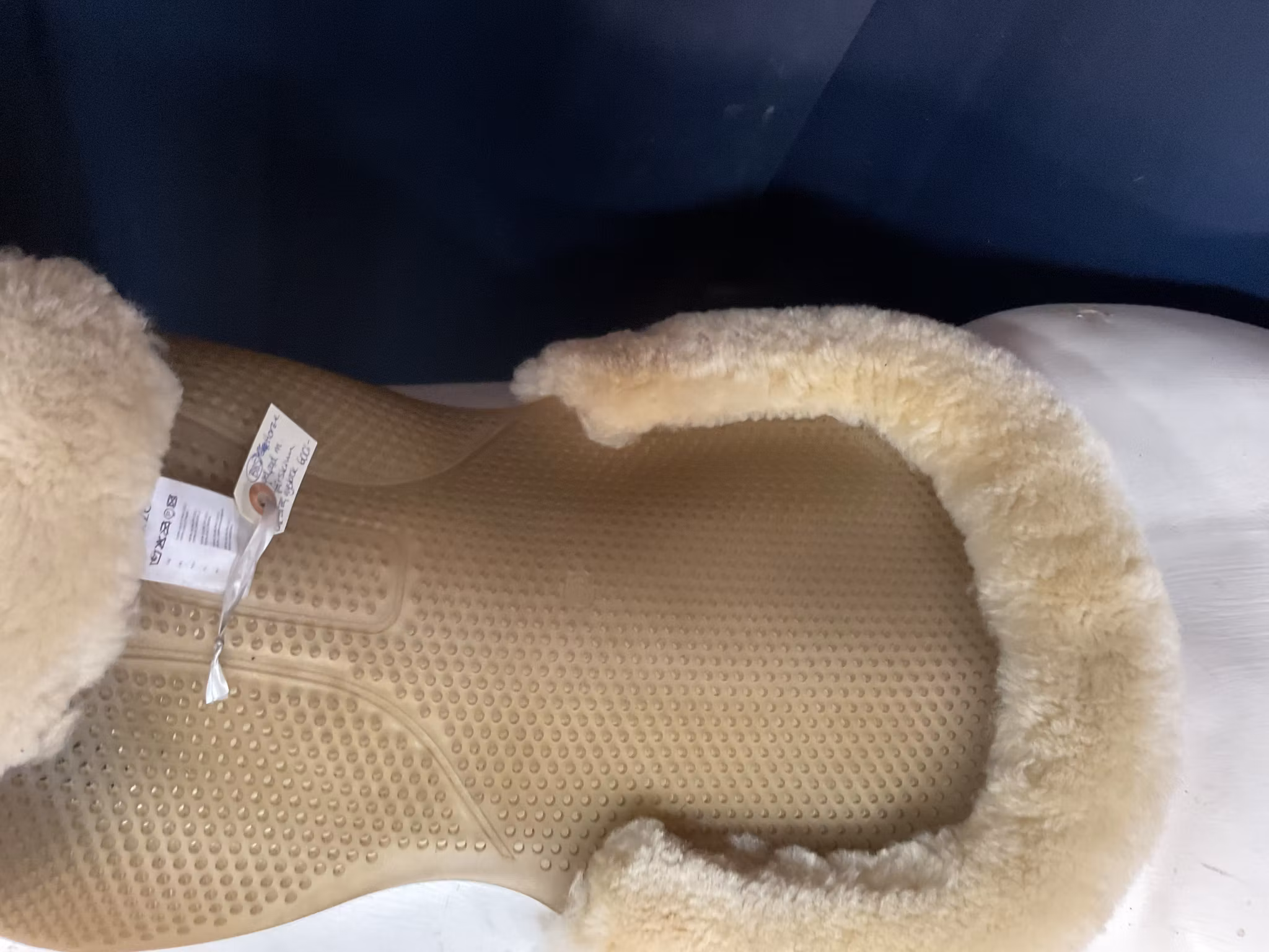 Horze gelpad med fårskinn,one size, nyskick