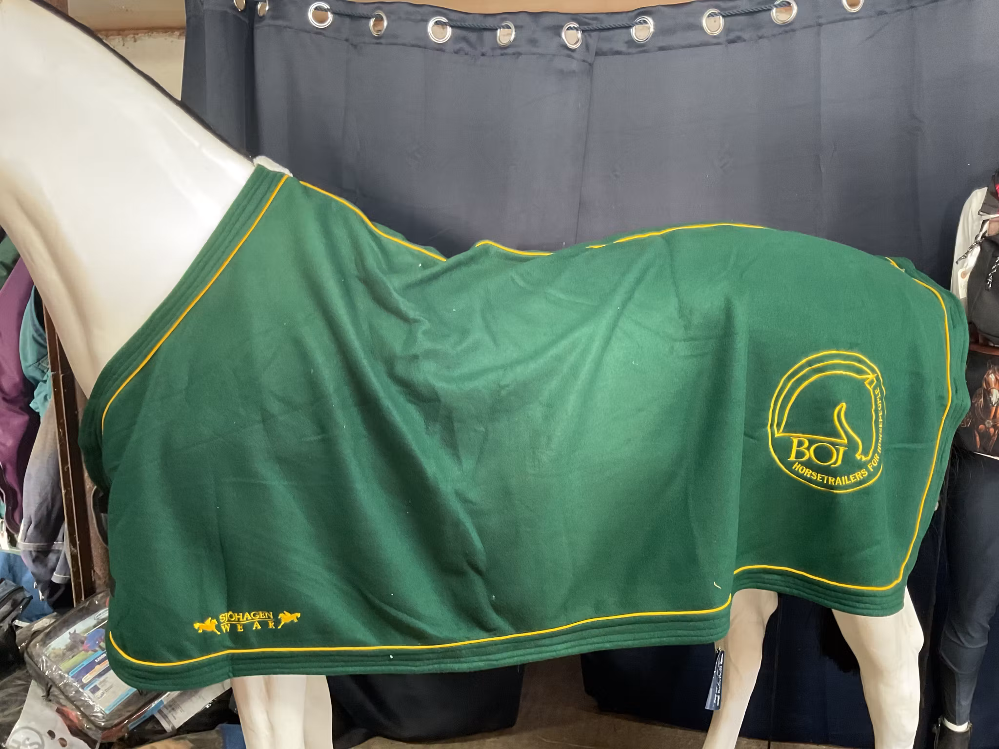 Sjöhagen wear fleecetäcke,grönt,135 cm, nytt