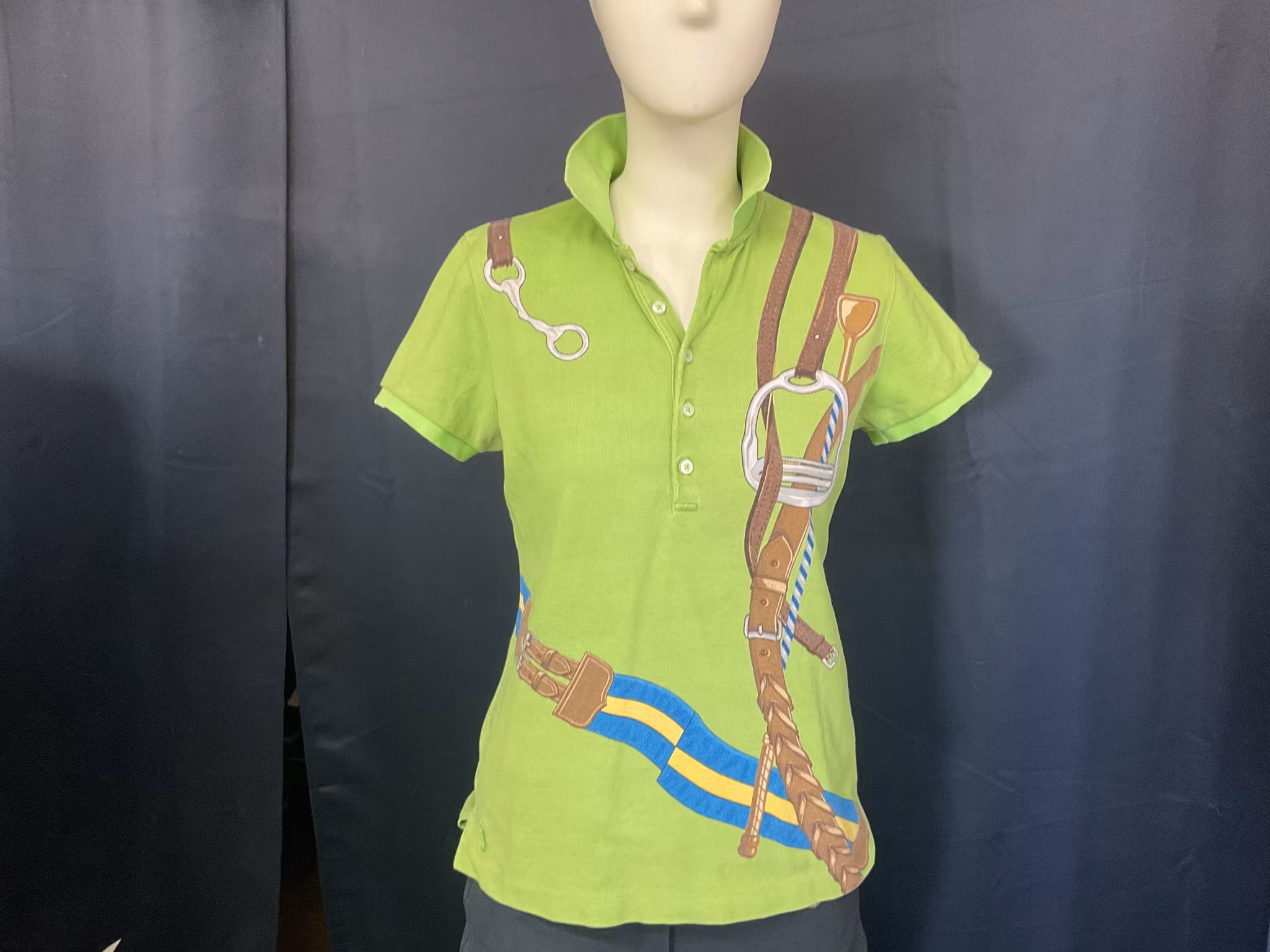 Ralph lauren pike’tröja,grön,s