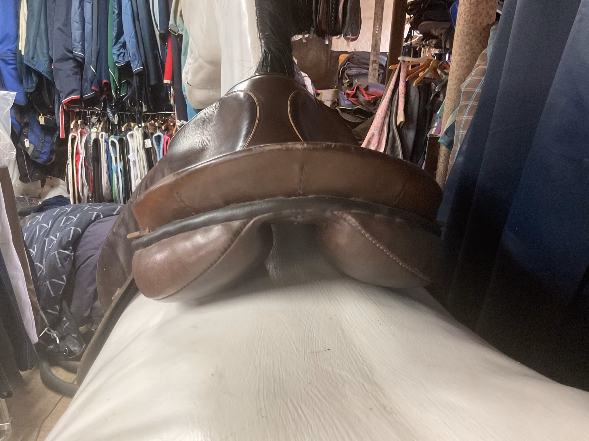 Berney bros dressyrsadel,brun, 17-17,5”, m