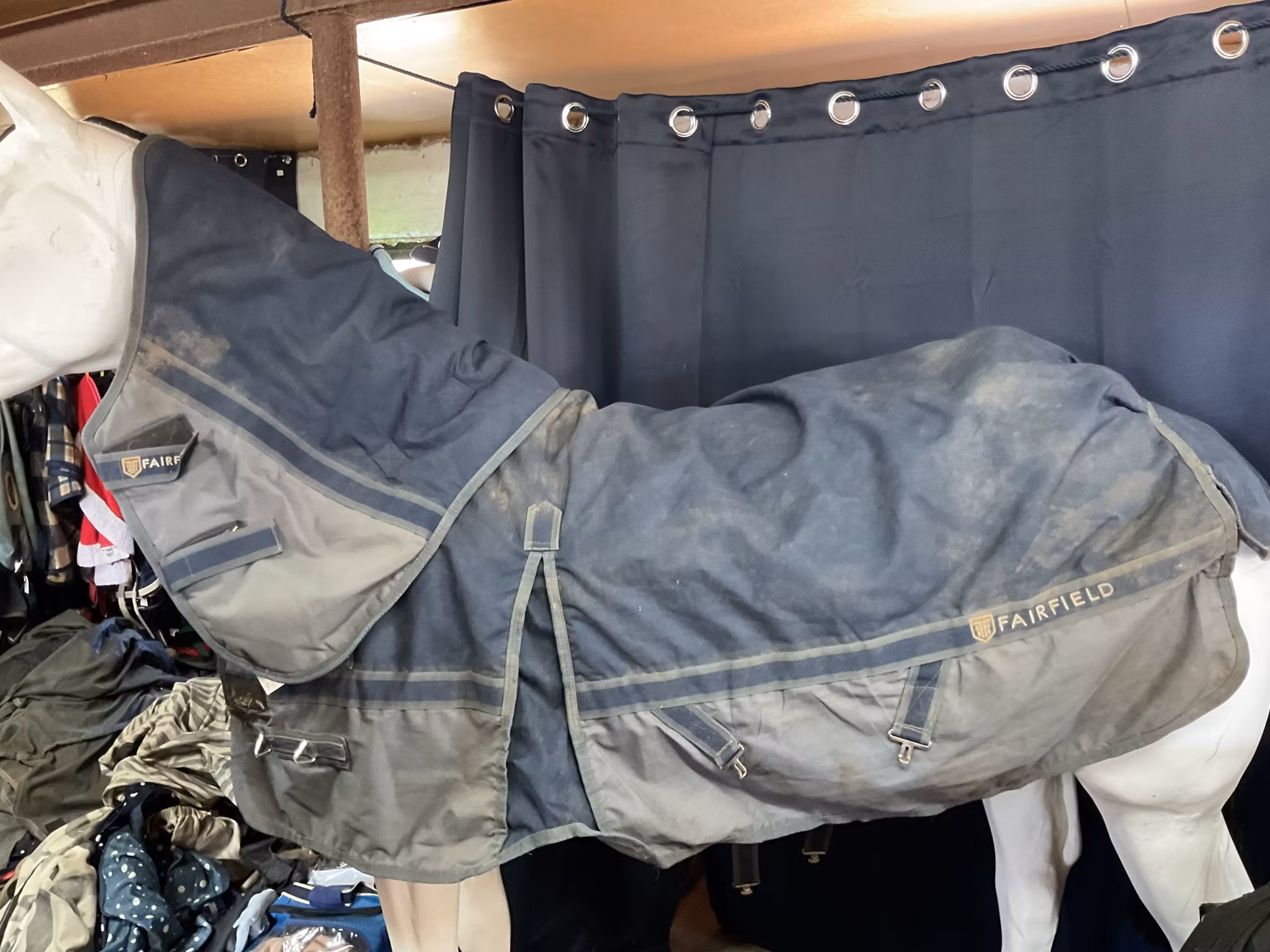Fairfield vintertäcke med lös hals,105 cm, otvättat,ca 300 gr