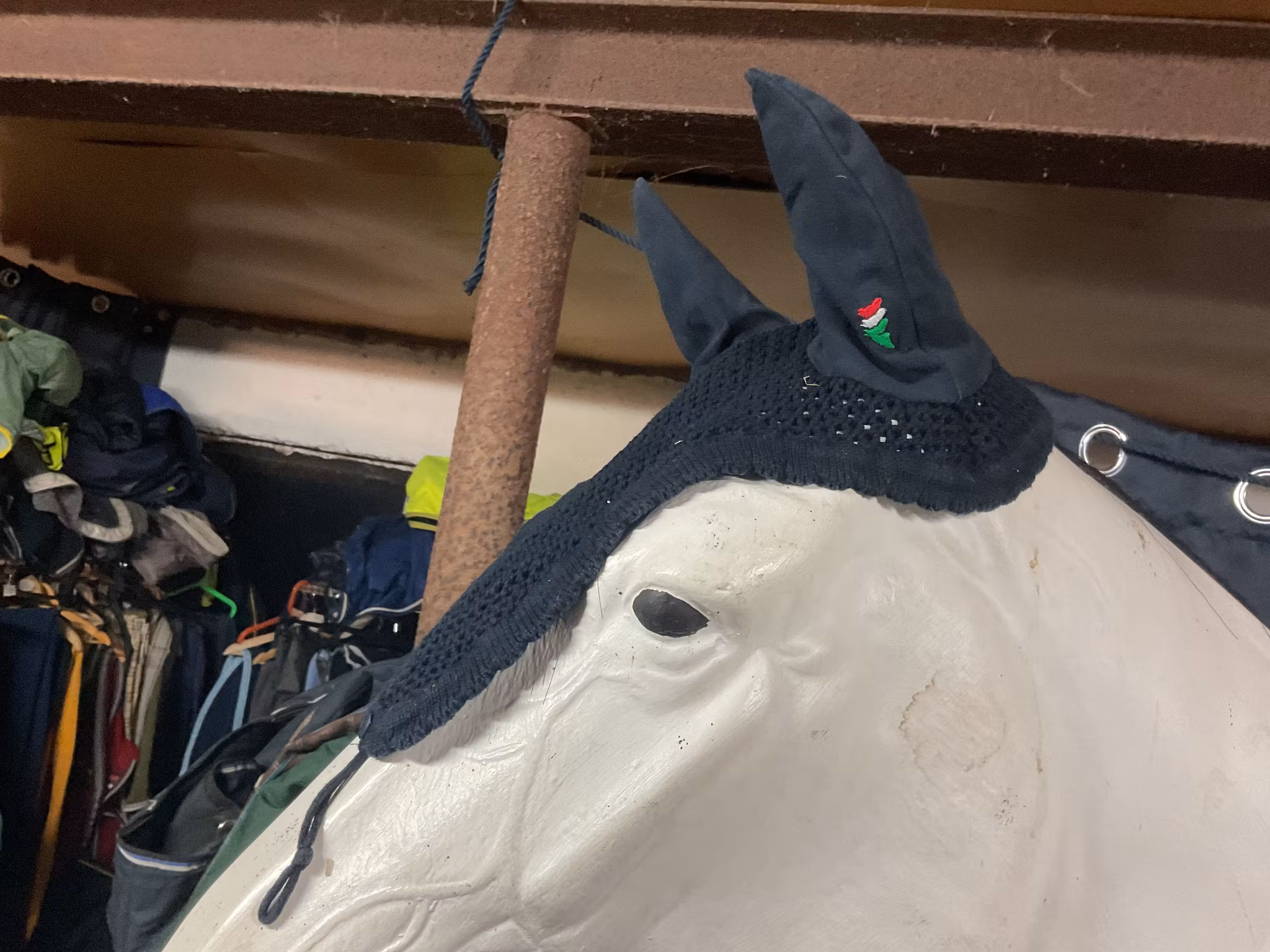 Equiline huva,blå,f