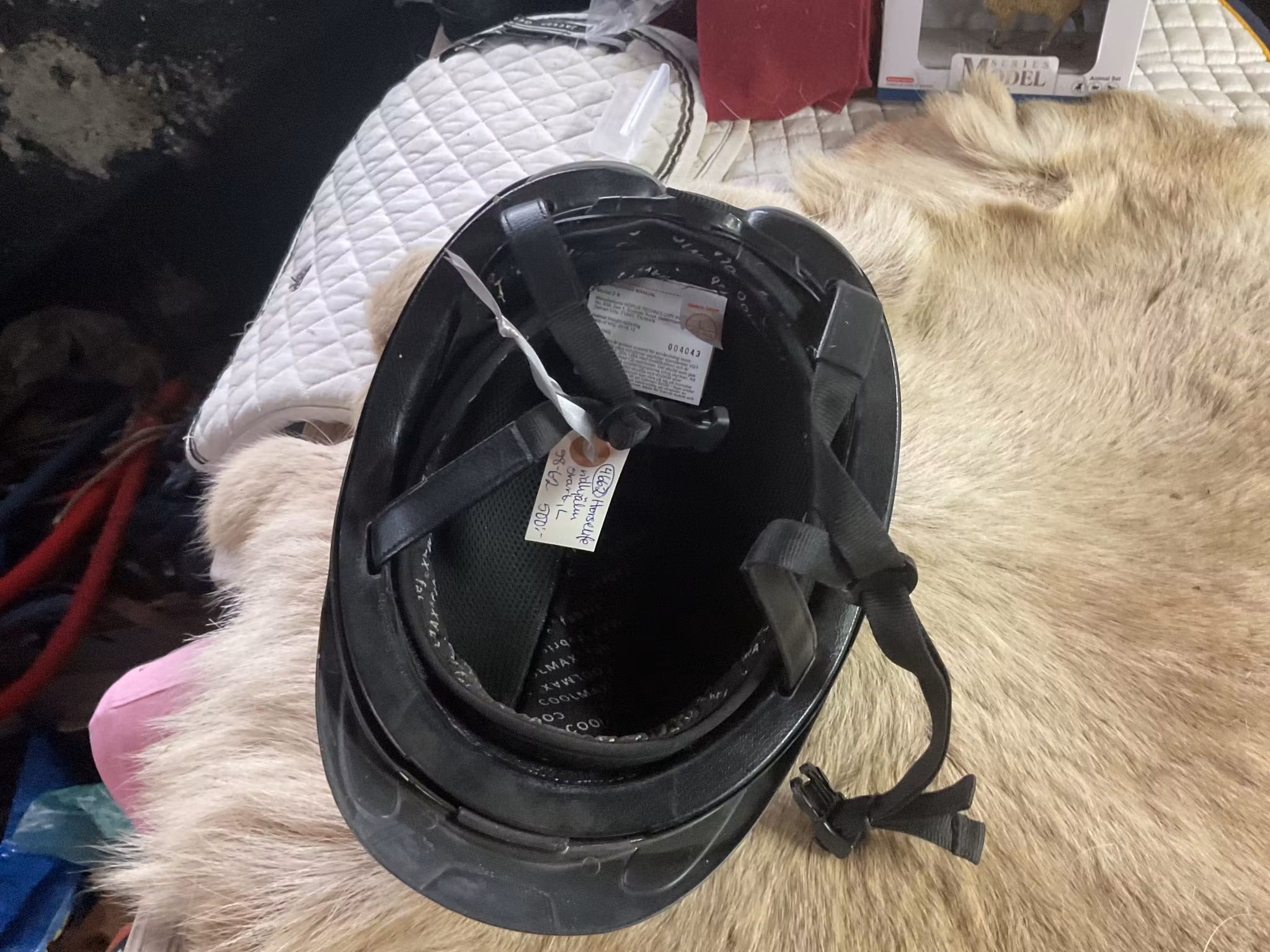 Horselife ridhjälm svart,L 58-62