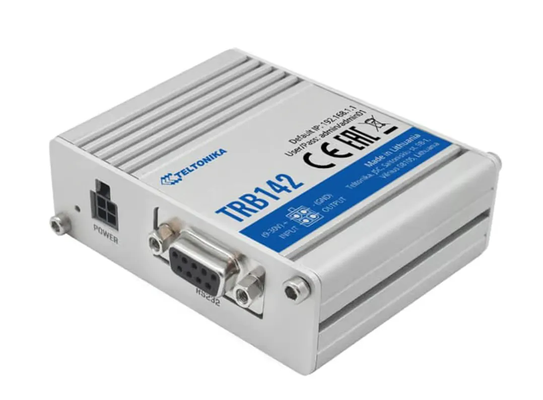 TRB142 comes with a widely used RS232 interface - Sensor-Online