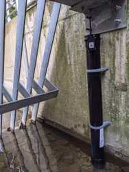 LIDAR(laser) based distance sensor to measure the level of water.