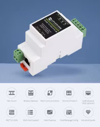 Industrial serial server, ModbusRTU/RS485 to RJ45 Ethernet