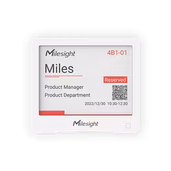 Milesight DS3604 LoRaWAN IoT E-Ink Display